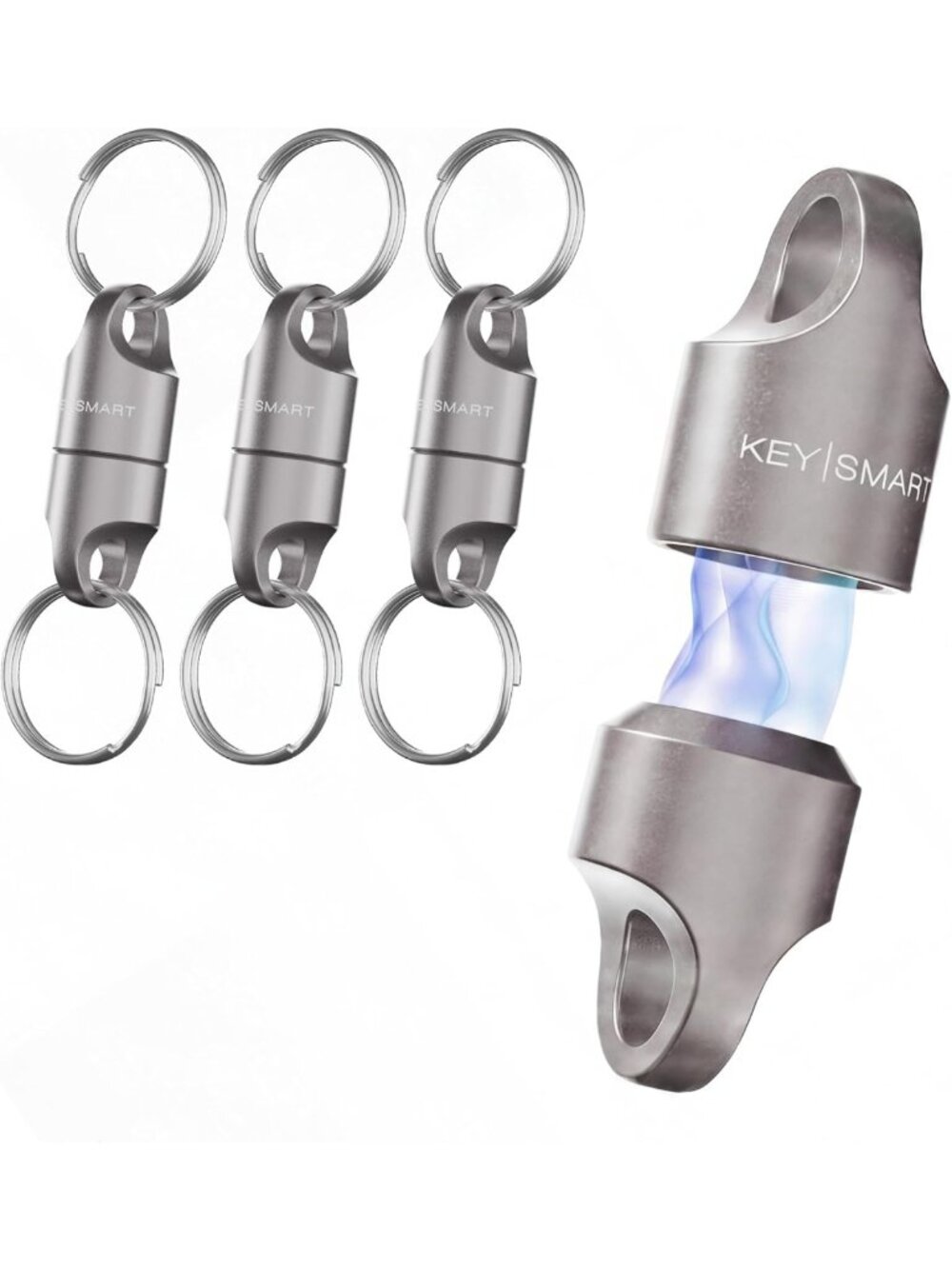 Magnetic Key Holder for Purse & Car Keys - Detachable Quick Release Keychain